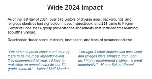 Pilgrim Center of Hope 2024 Impact